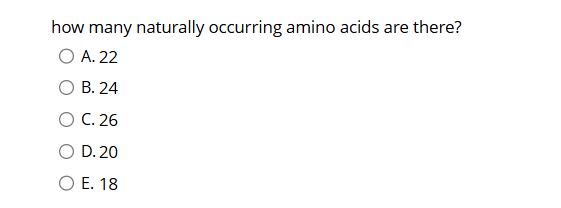 Solved how many naturally occurring amino acids are | Chegg.com