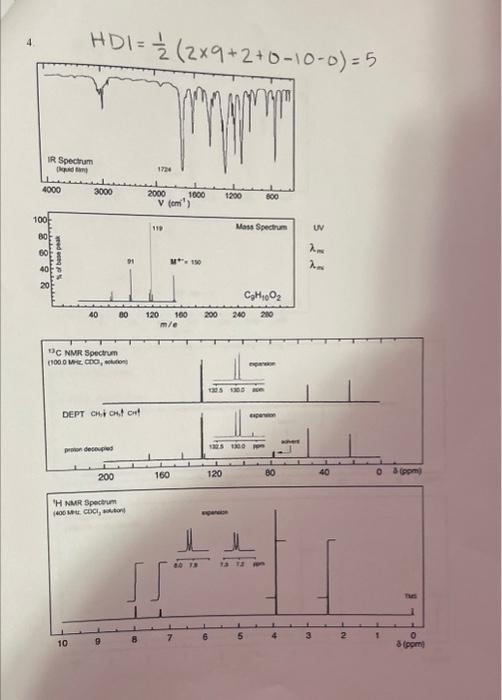 Solved Annotate The Following Spectra Identify Key