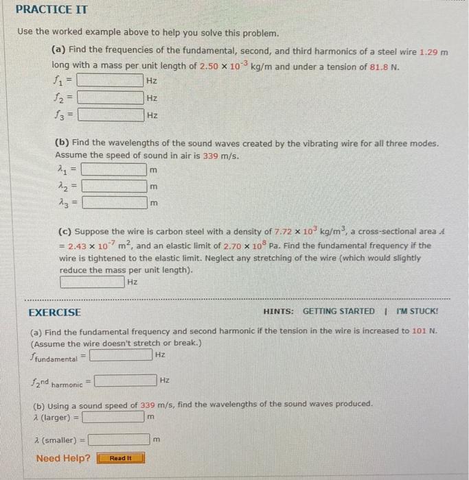 Solved PRACTICE IT Use the worked example above to help you | Chegg.com