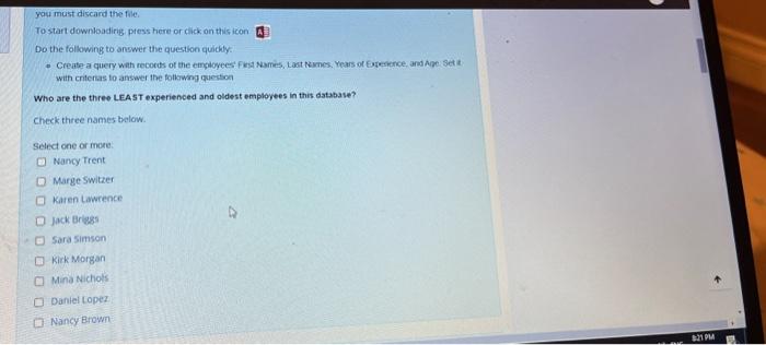 Solved or this question, you need to download a file, and | Chegg.com