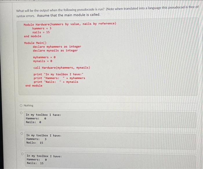 Solved 2 pts Question 12 Examine the Python code listed | Chegg.com