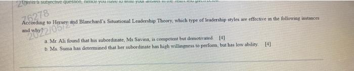 Solved 2this is a subjective question, hence you have to | Chegg.com