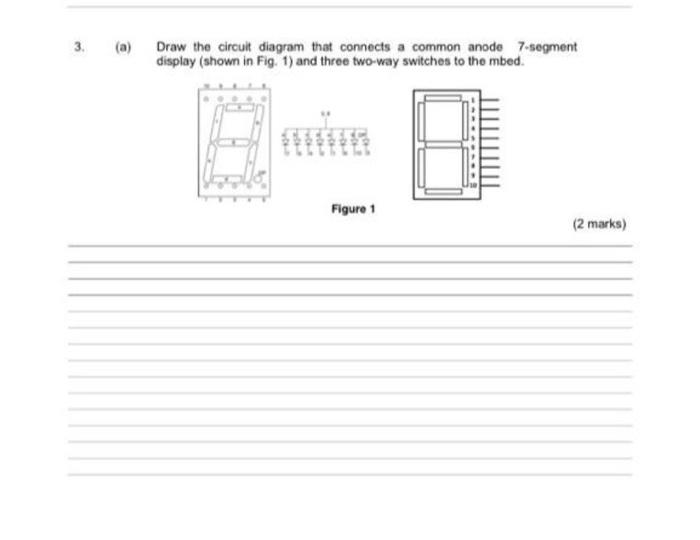 Solved 3. (a) Draw the circuit diagram that connects a | Chegg.com