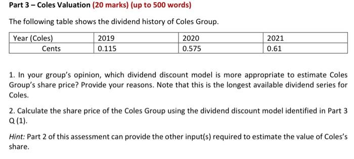 Coles group online share price