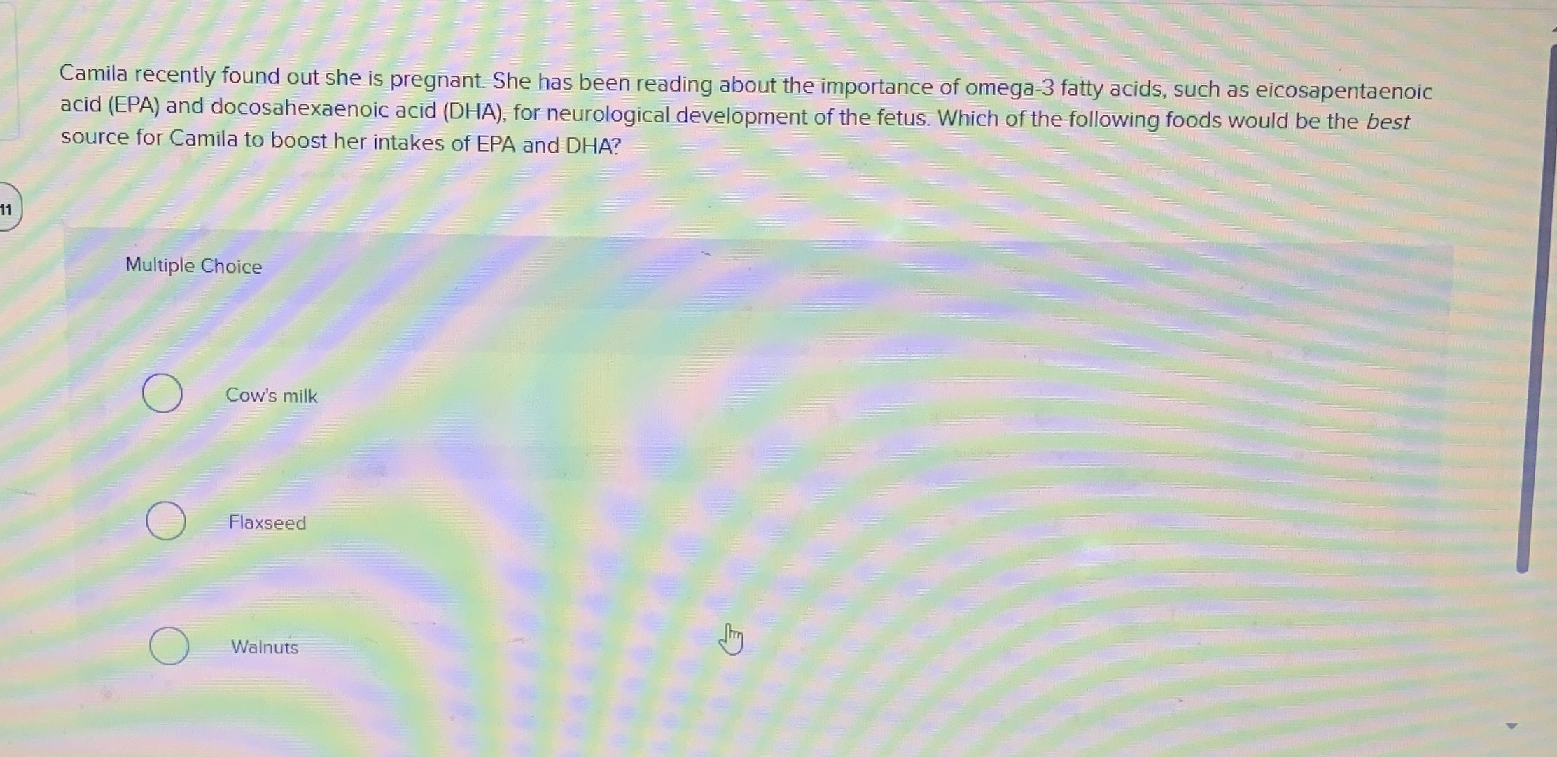 Solved Camila recently found out she is pregnant. She has