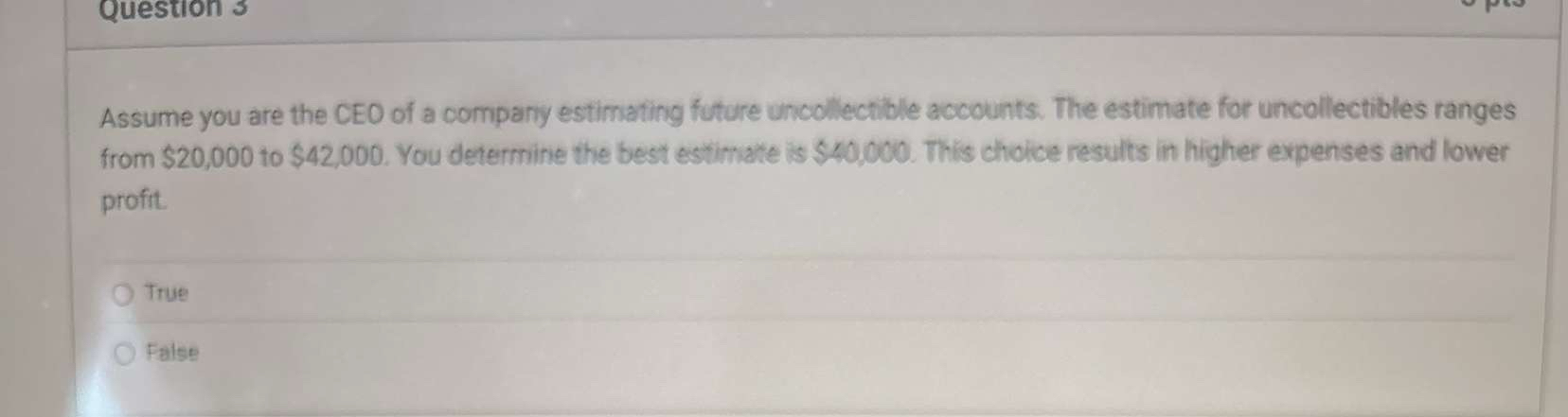 Solved Question 3Assume you are the CEO of a company | Chegg.com