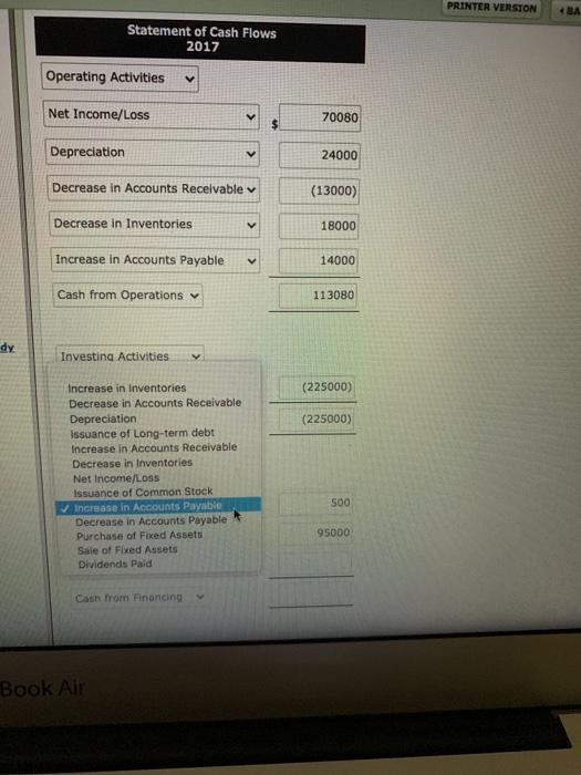 Solved Use the following income statement and balance sheet | Chegg.com