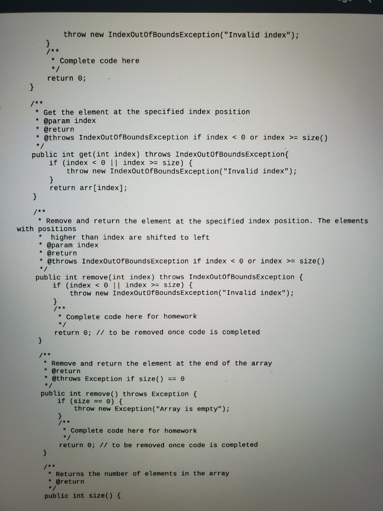 Solved In this lab assignment, you will be implementing | Chegg.com