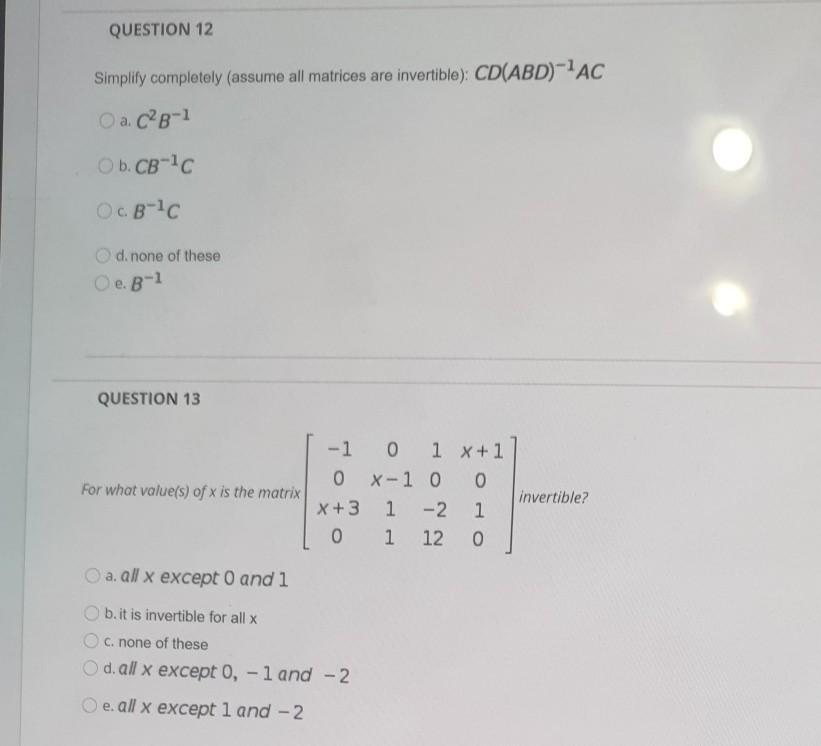 Solved QUESTION 1 1-11 la For what values of a, b, and c | Chegg.com
