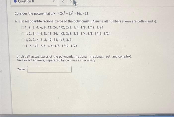 solved-question-8-consider-the-polynomial-g-x-2x3-3x2-chegg