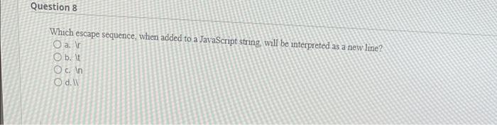 Solved Question 6 Which JavaScript statement can you write | Chegg.com