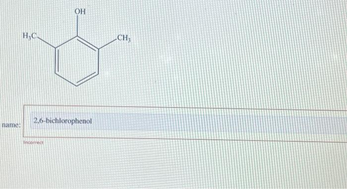 Solved Name Each Compound. B. Compound A Name: Incorrect | Chegg.com