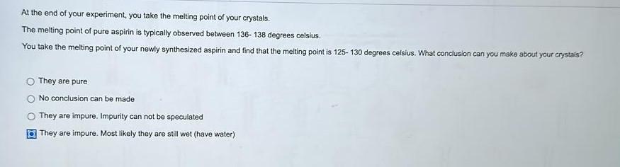 introduction of melting point experiment