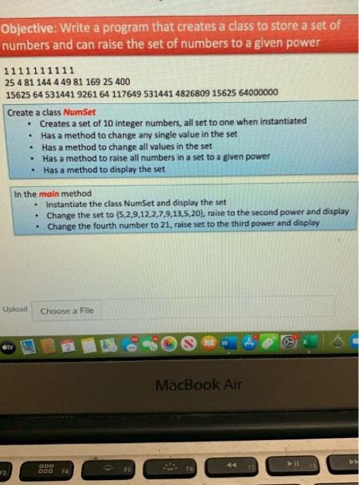 Solved Objective: Write a program that creates a class to | Chegg.com