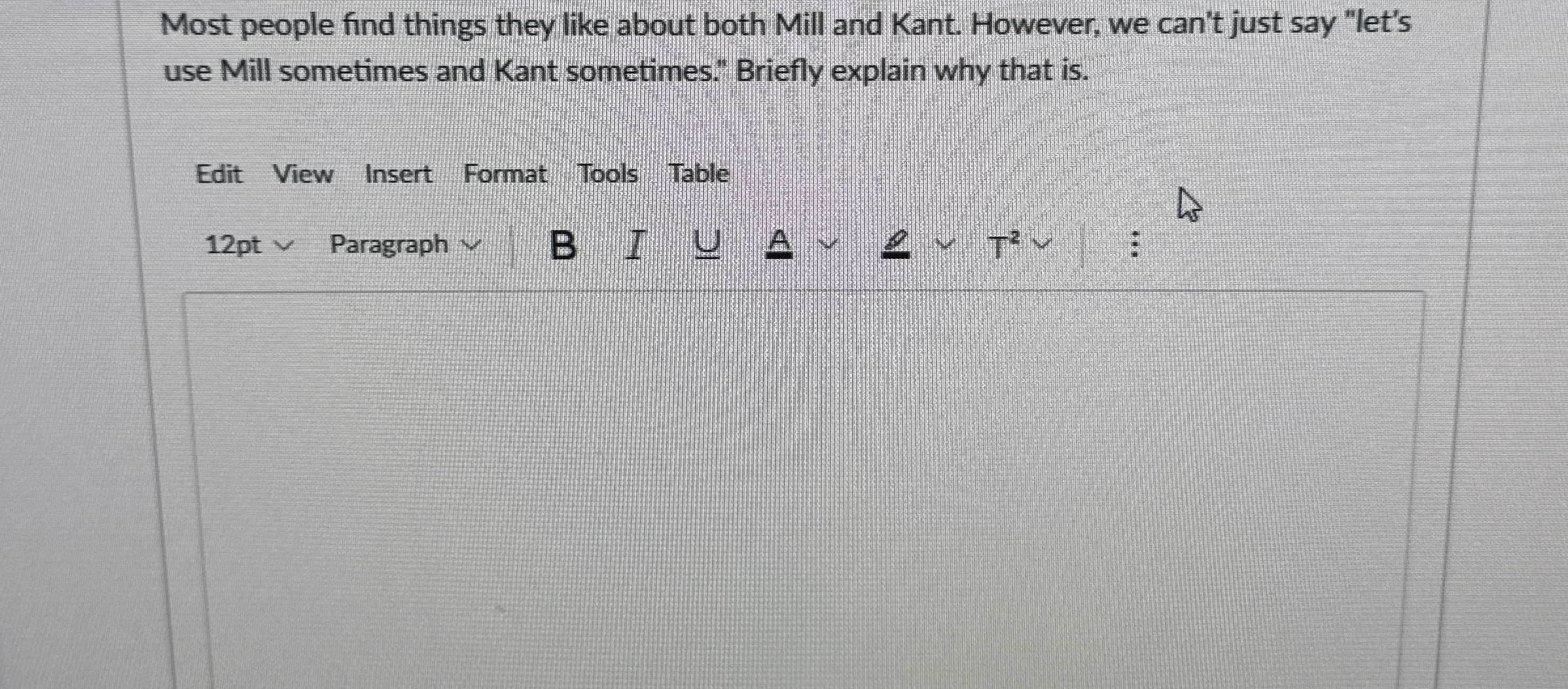 Solved Most people find things they like about both Mill and | Chegg.com