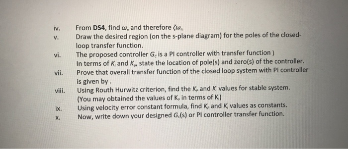 Solved 2. You are asked to design a controller G that meet | Chegg.com
