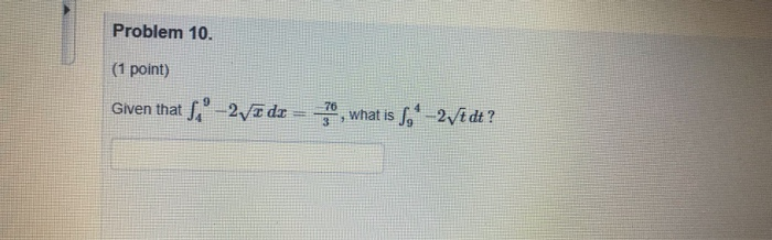 Solved Problem 10 1 Point Given That Si 270 Dx 76 What Chegg Com