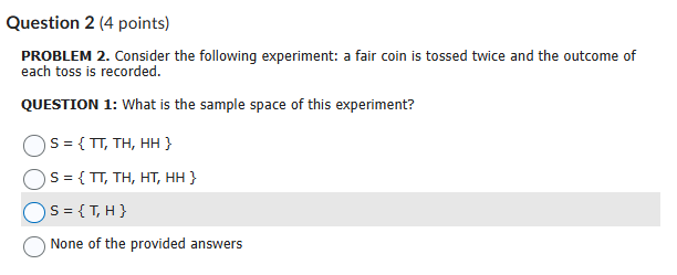 Solved Question 2 (4 ﻿points)PROBLEM 2. ﻿Consider the | Chegg.com