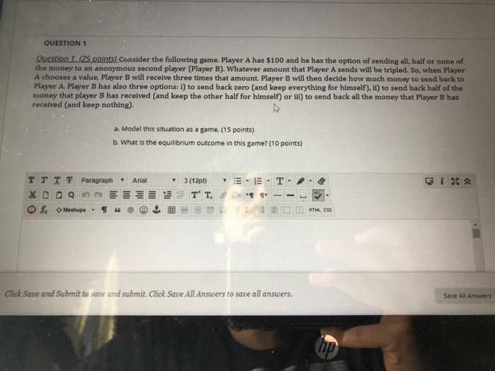 Solved QUESTION 1 Question 1.125 points. Consider the | Chegg.com