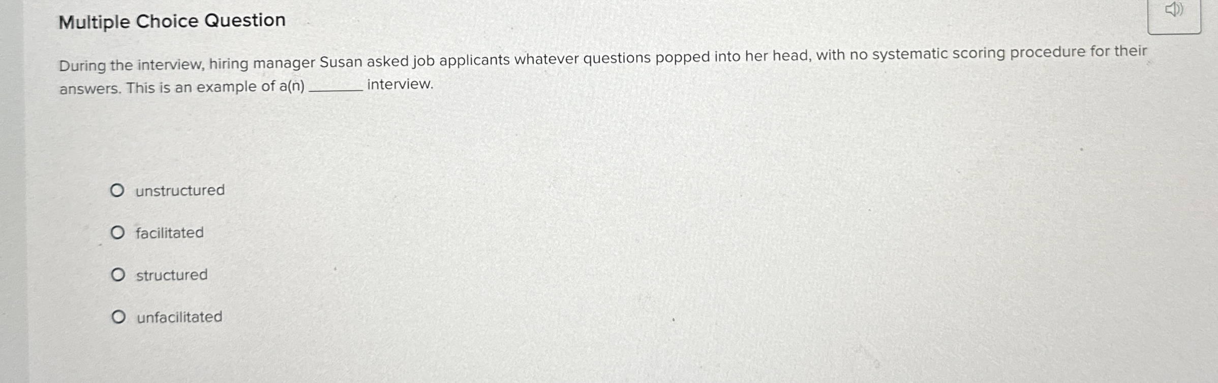 Solved Multiple Choice QuestionDuring the interview, hiring | Chegg.com