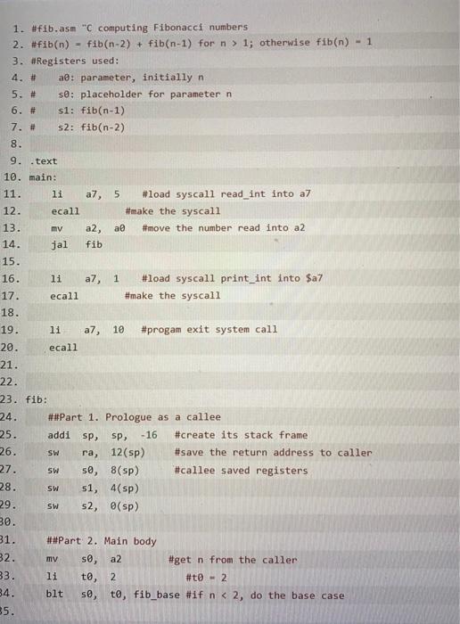 Solved hello experts, im currently coding for a Fibonacci | Chegg.com