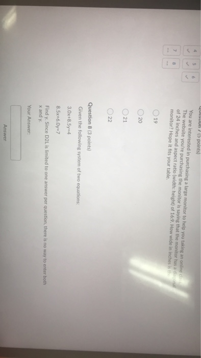 Solved question / 15 points) You are interested in | Chegg.com