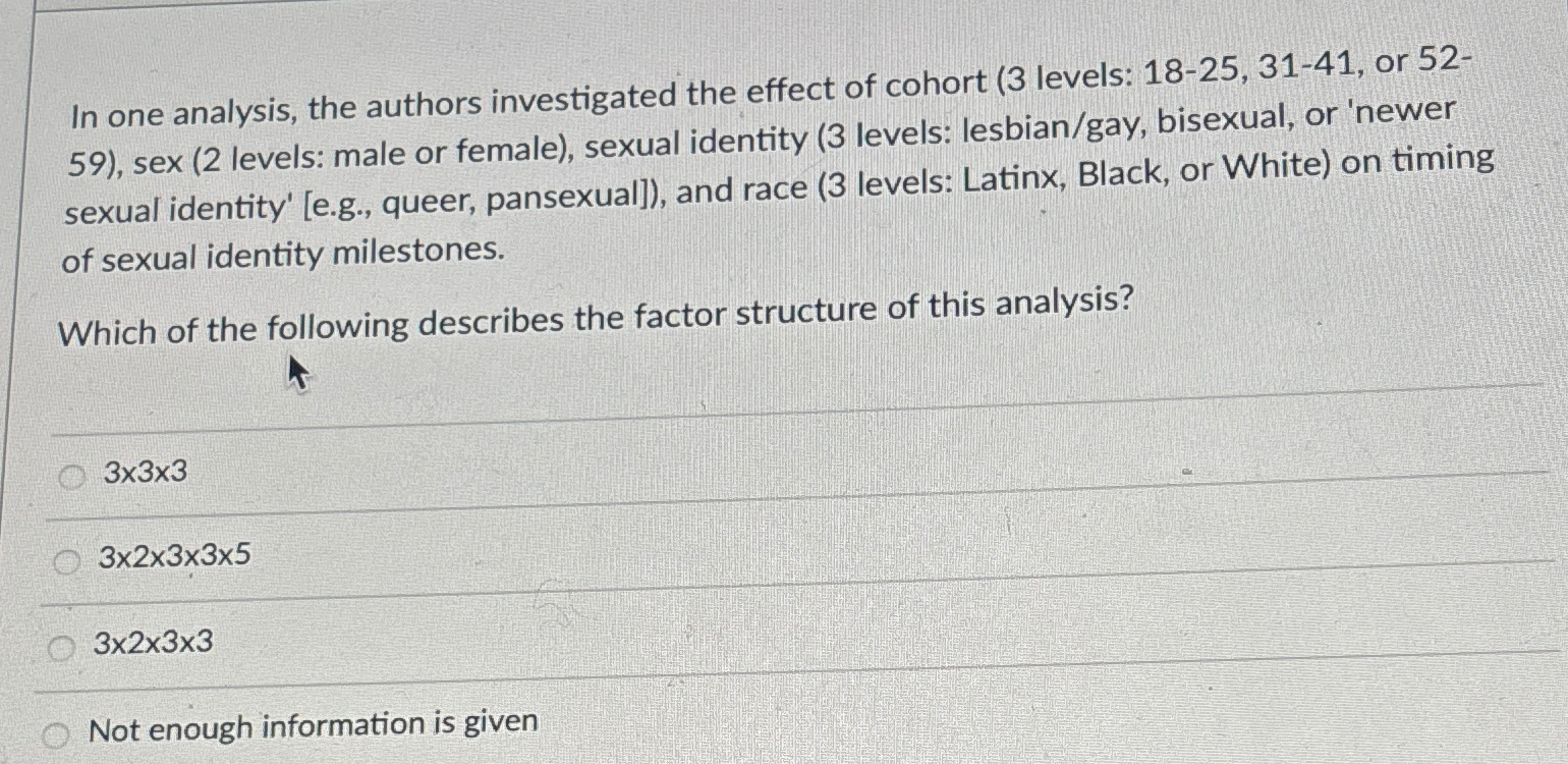 In one analysis, the authors investigated the effect | Chegg.com