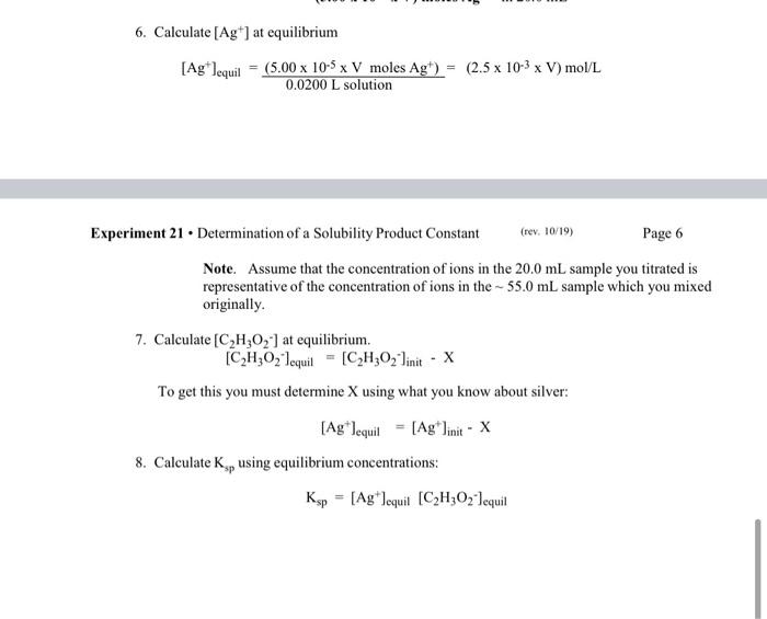 B. Determine Temperature Dependence of Ksp* This will