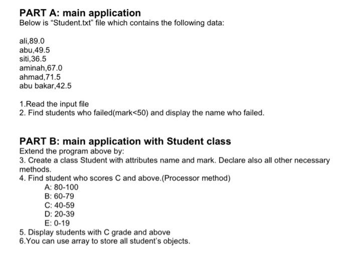 Solved Question in Java Programming . I need the answer in | Chegg.com