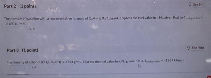 Solved 27 Question (s points) d Setsontus 2nd attempt Part 1 | Chegg.com