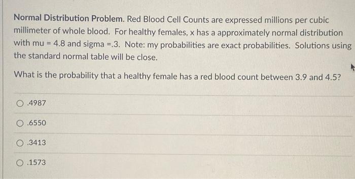 solved-normal-distribution-problem-red-blood-cell-count