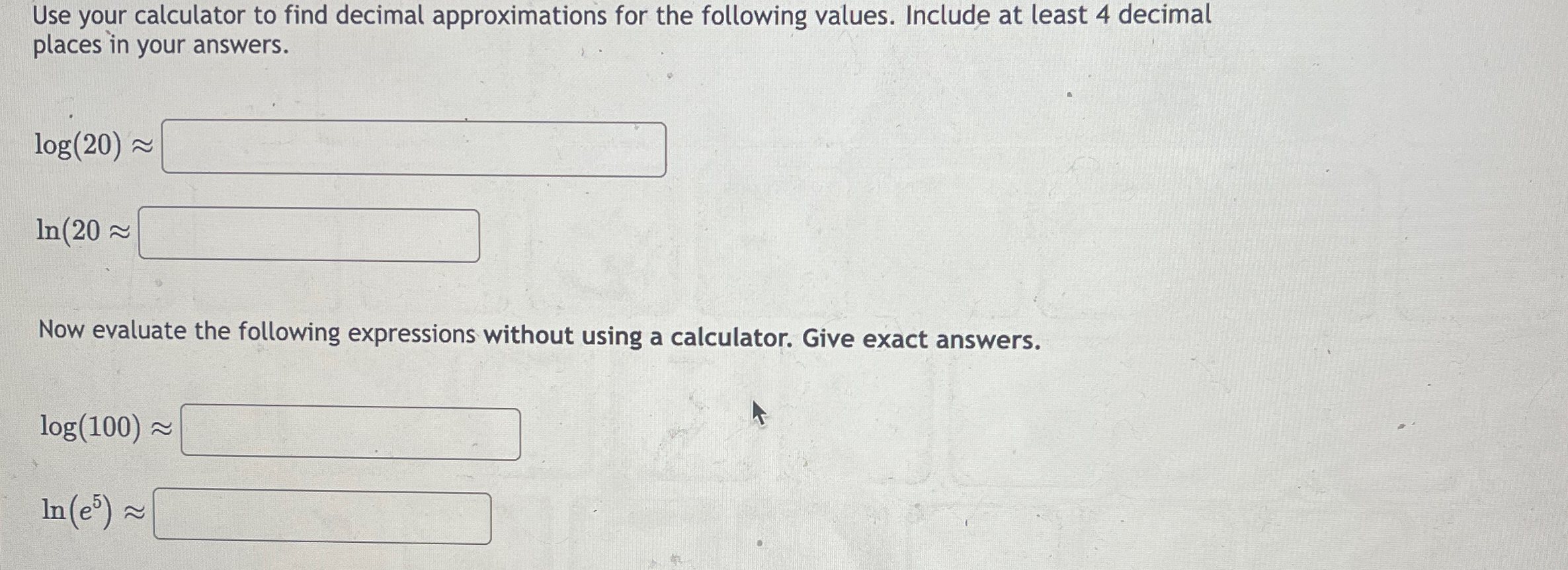 Solved Use your calculator to find decimal approximations