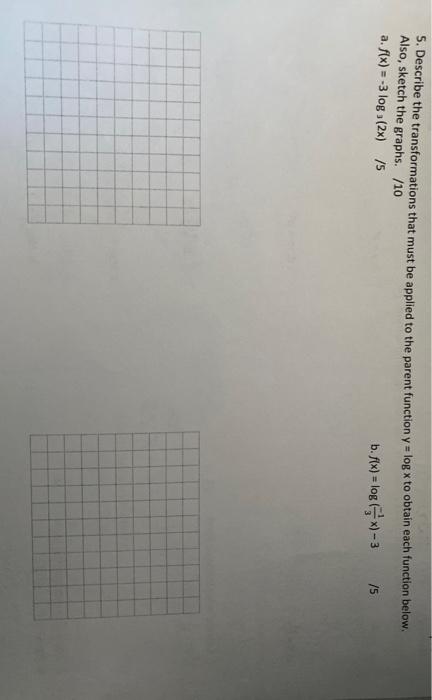 Solved S. Describe the transformations that must be applied | Chegg.com