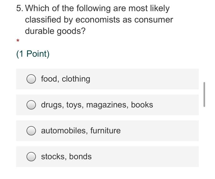 solved-5-which-of-the-following-are-most-likely-classified-chegg