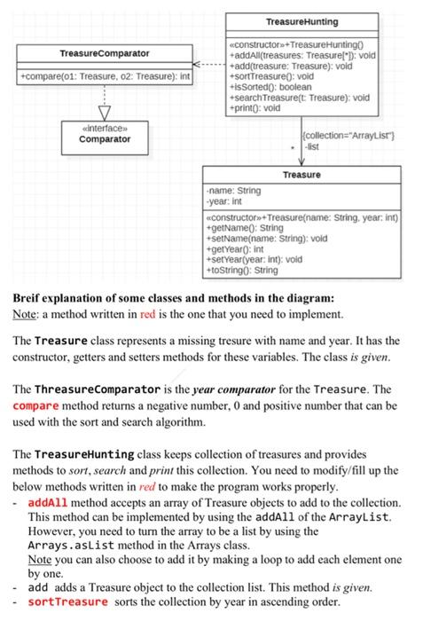 Solved This lab is to search for a treasure. You will create | Chegg.com