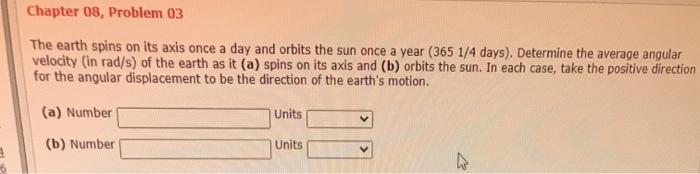 Solved Chapter 08 Problem 03 The Earth Spins On Its Axis Chegg Com