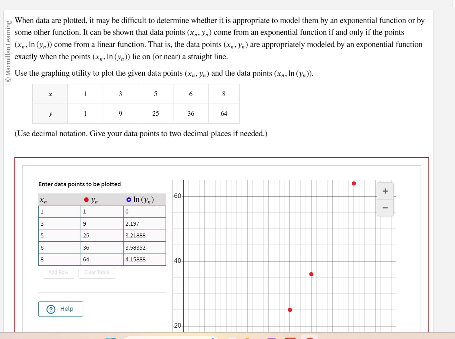 Solved When data are plotted, it may be difficult to | Chegg.com