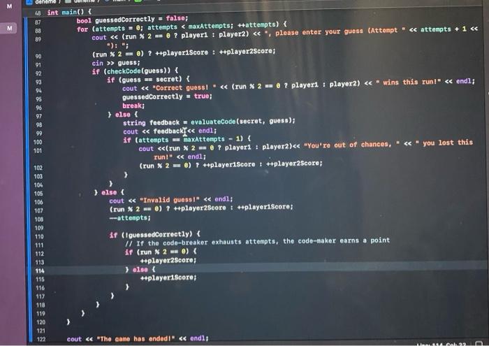 Solved my code is working i am only having an issue in | Chegg.com