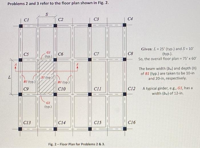 Solved Problems 2 and 3 refer to the floor plan shown in | Chegg.com
