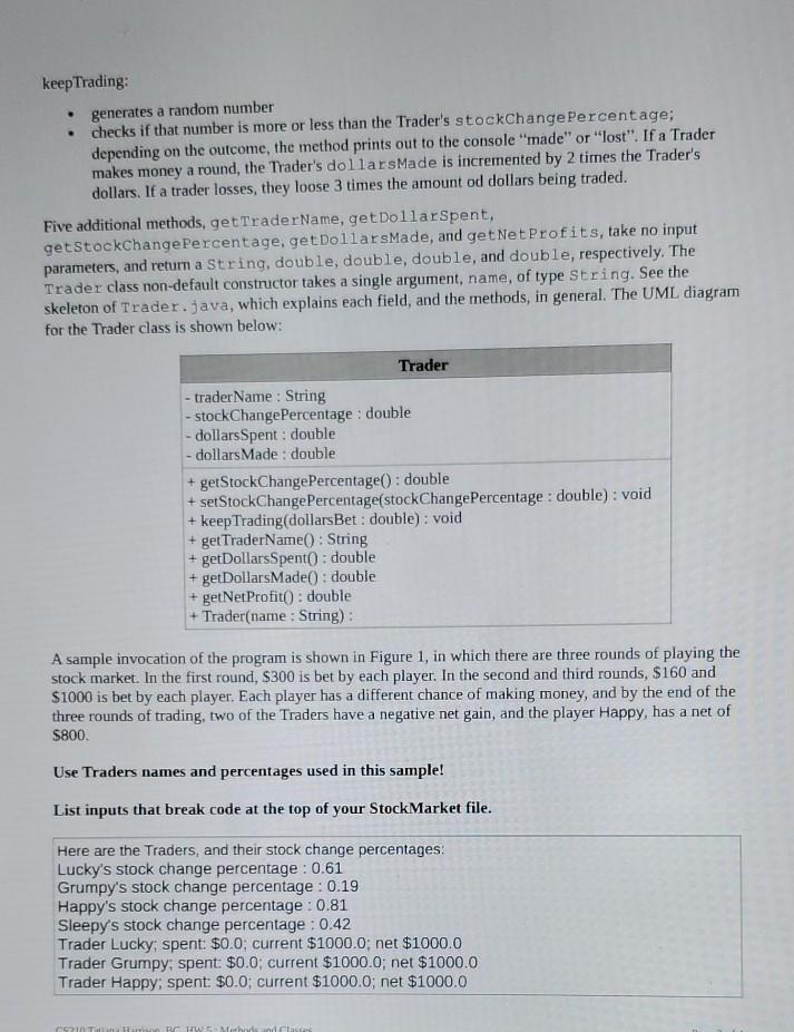 Solved This assignment covers methods and classes, which are | Chegg.com
