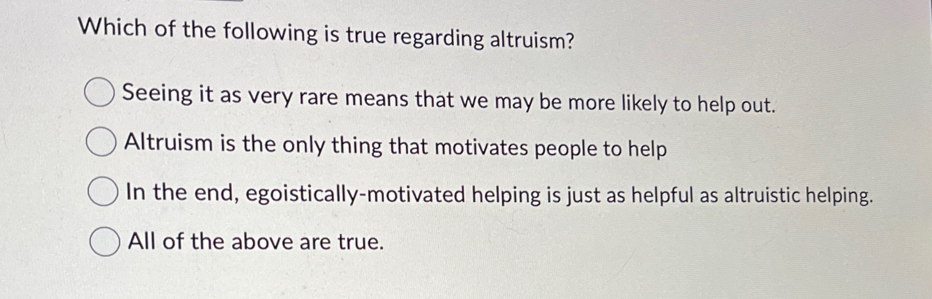 Solved Which of the following is true regarding | Chegg.com