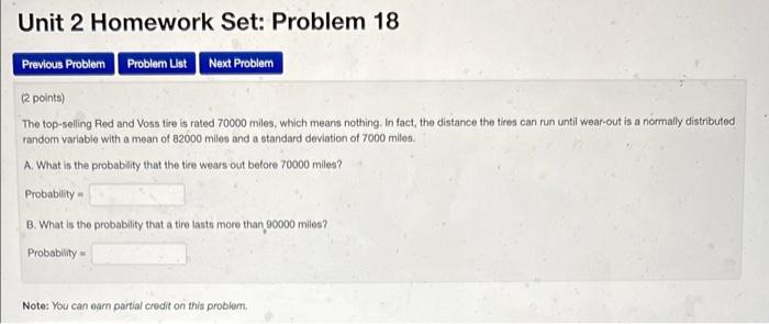 Solved Unit 2 Homework Set: Problem 18 Previous Problem | Chegg.com