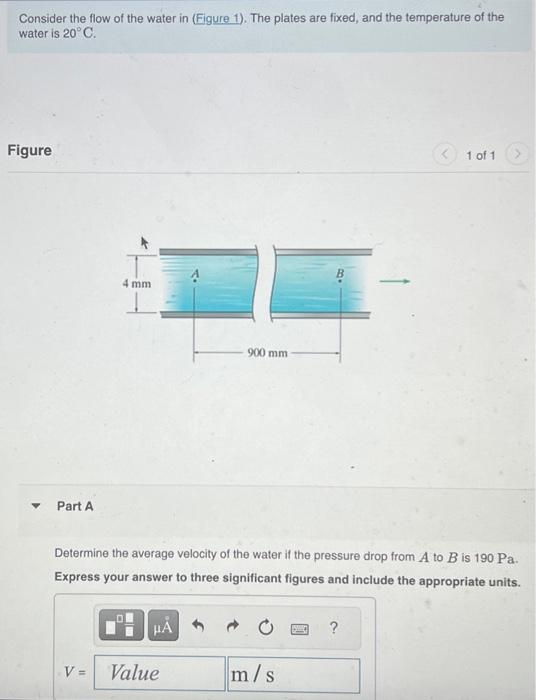 Solved Consider the flow of the water in (Figure 1). The | Chegg.com