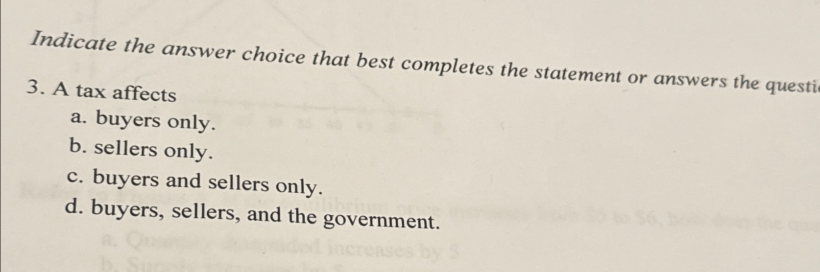 Solved Indicate the answer choice that best completes the | Chegg.com