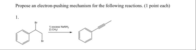 Propose an electron-pushing mechanism for the | Chegg.com