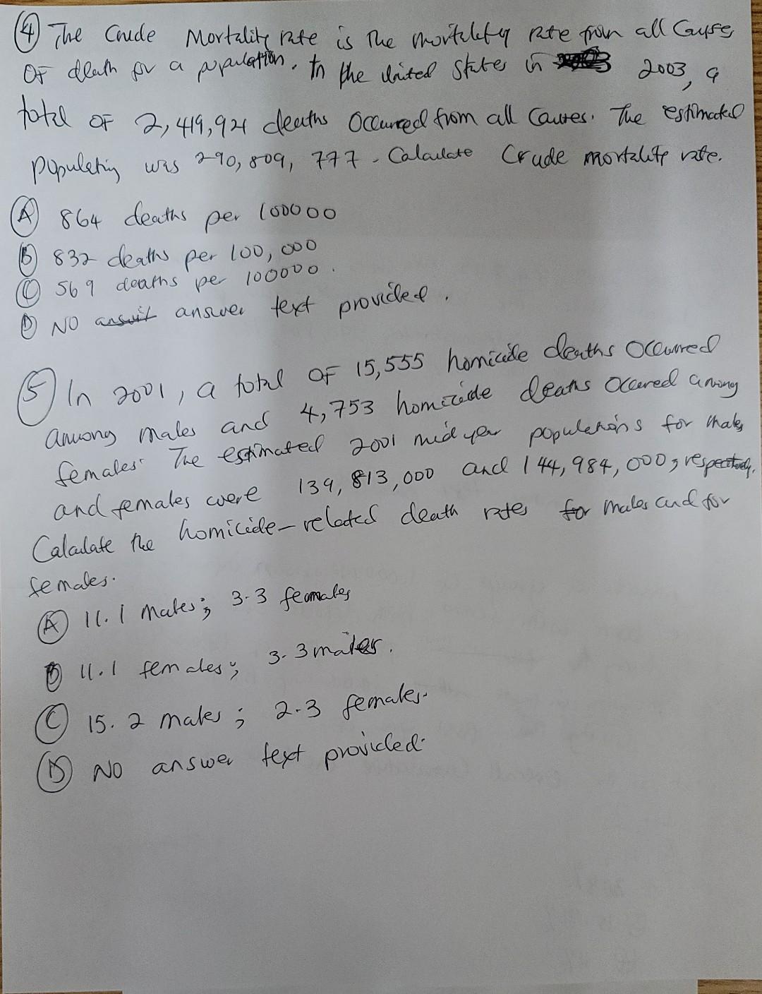 : no such table: (code 1 Images High Quality Grahic Solved 8. Using Table 3A-1 below, calculate age-specific | Chegg.com