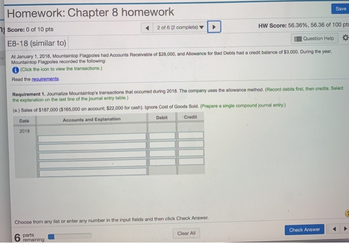 Solved Homework: Chapter 8 Homework Save Score: 0 Of 10 Pts | Chegg.com