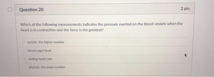 Solved D Question 19 2 pts Which of the following organs of | Chegg.com