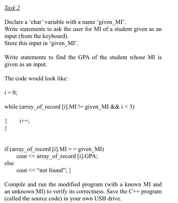 Solved Structure Example structure: struct Date { int month; | Chegg.com