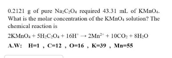 Na2C2O4 + KMnO4: Phản Ứng Oxi Hóa Khử và Ứng Dụng Thực Tiễn